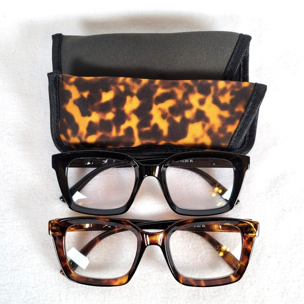 Hummingbird Womens Santa Fe Set Glasses AutoTint Blue Light Sun Readers +2.0